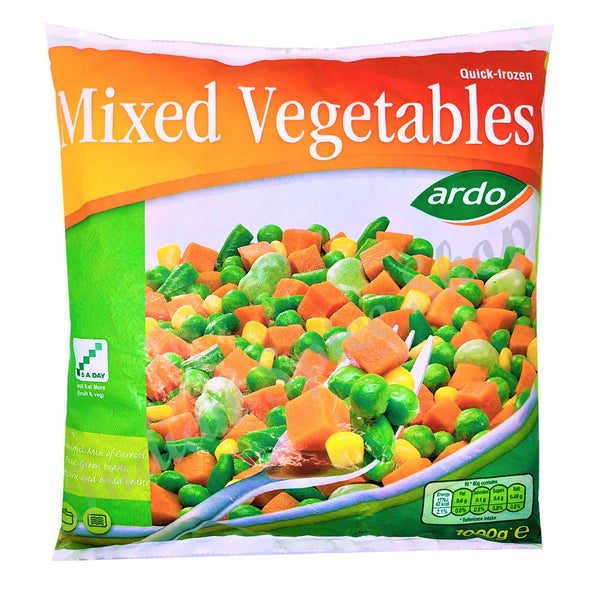 Mixed Vegetables (ARDO) – 10-Pack Box
