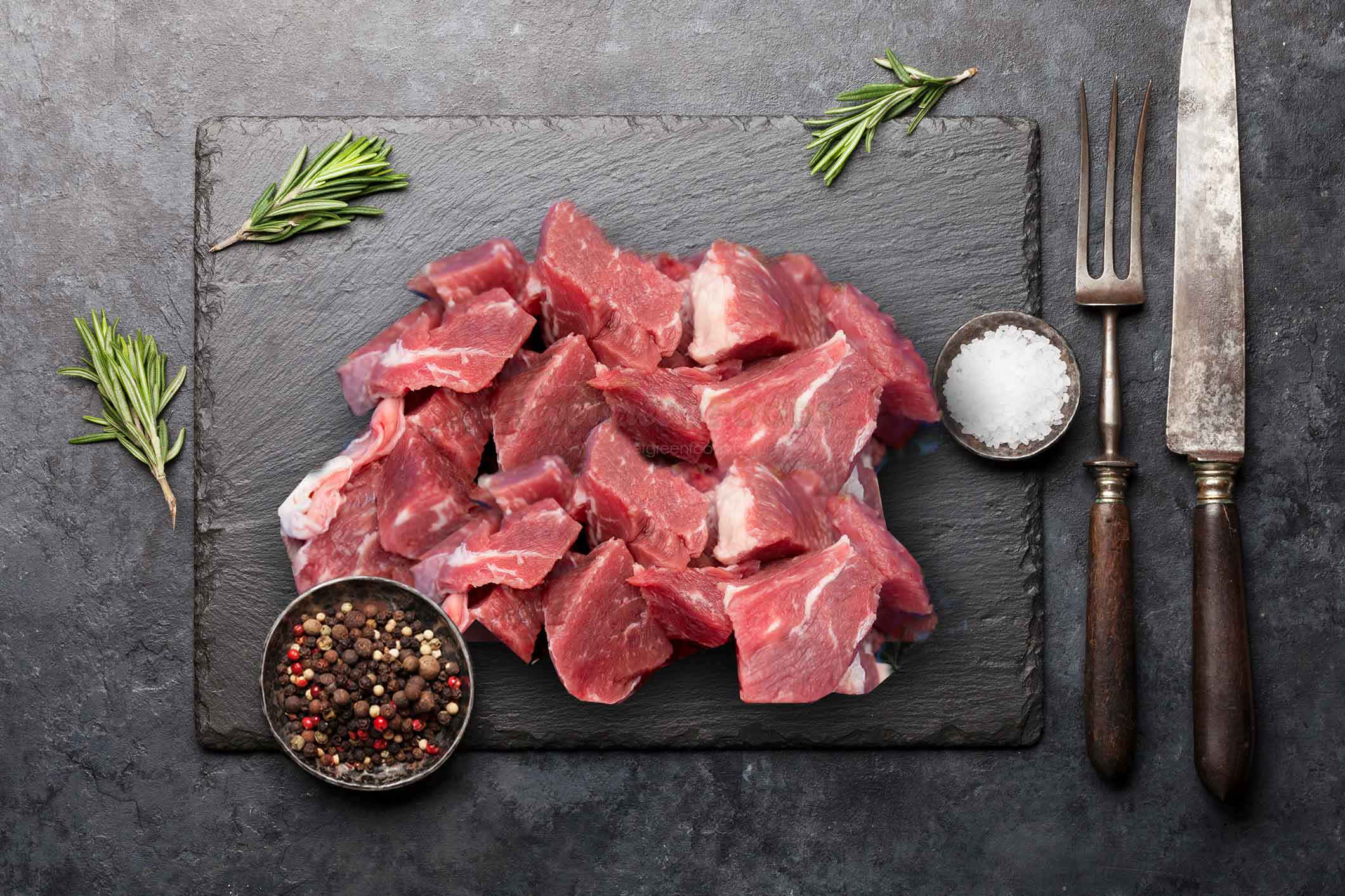 Sheep Mix Meat on the Bone – 1kg Pack